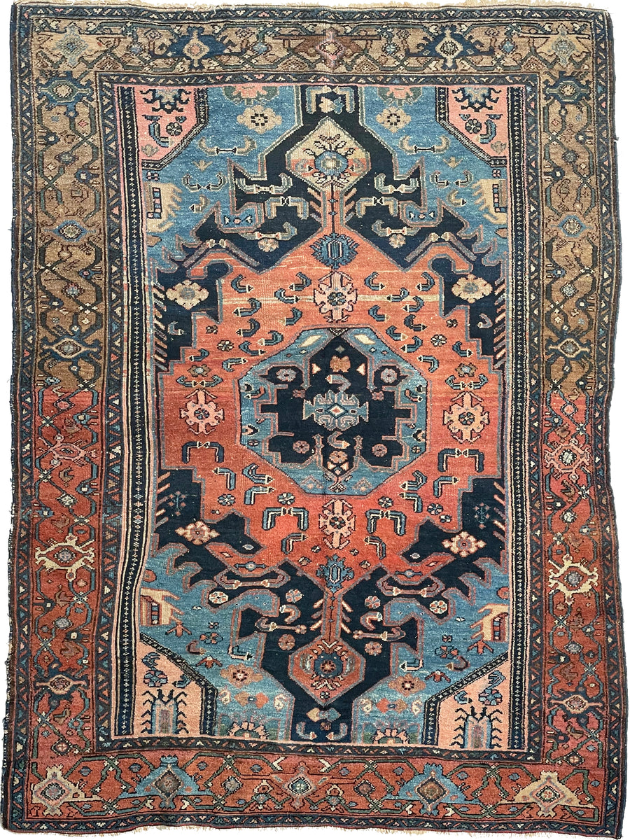 3' x 4' Zanza Gallant Persian Style Rectangle Scatter Nylon Area Rug