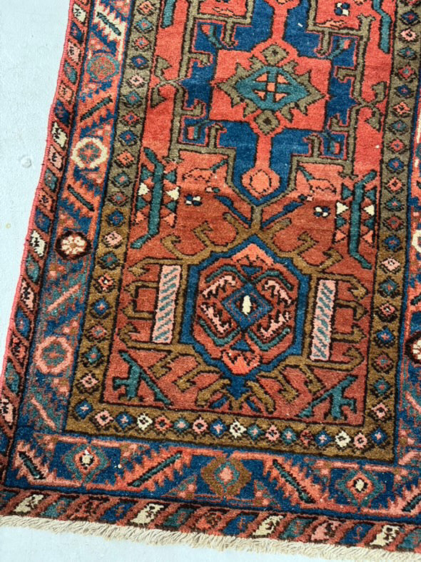 SOLD | GORGEOUS Antique NW Persian Tribal Runner in a Lovely Pallete & RARE size! 2.4 x 10