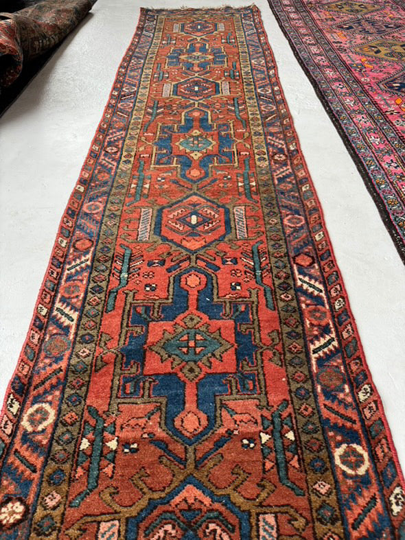 SOLD | GORGEOUS Antique NW Persian Tribal Runner in a Lovely Pallete & RARE size! 2.4 x 10