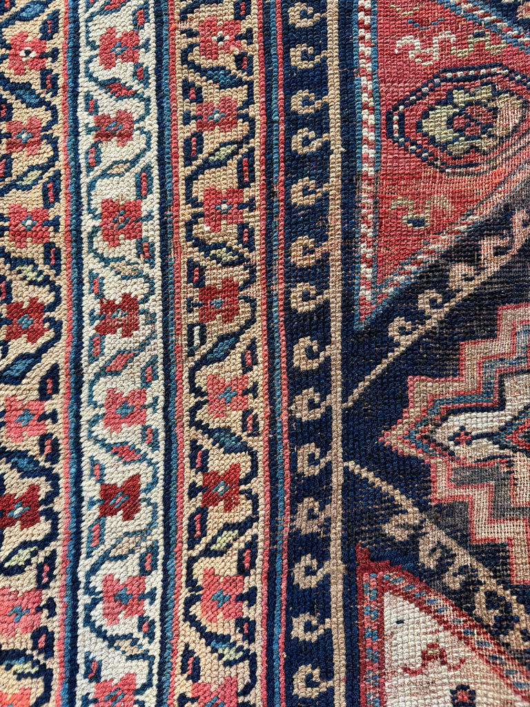 INFINITELY LONG Gorgeous Antique Tribal Textile Runner | Ancient Southwest Persian, Rustic & Rare | ~ 3.9 x 24