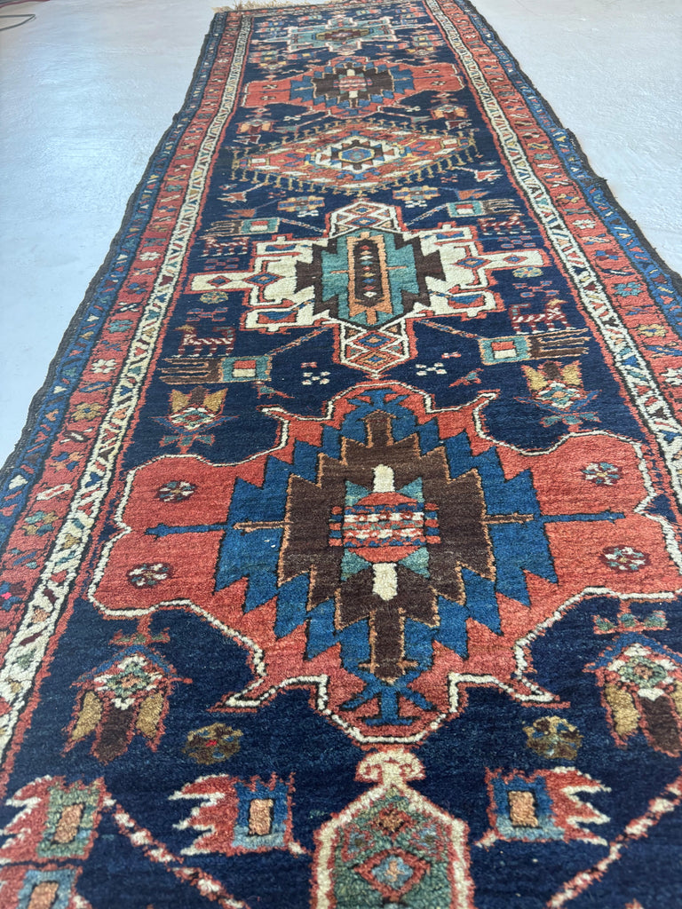 SOLD | NEXT LEVEL Antique NW Persian Runner | So Beautiful, Full Pile, Stunning Dyes | ~ 3 x 11