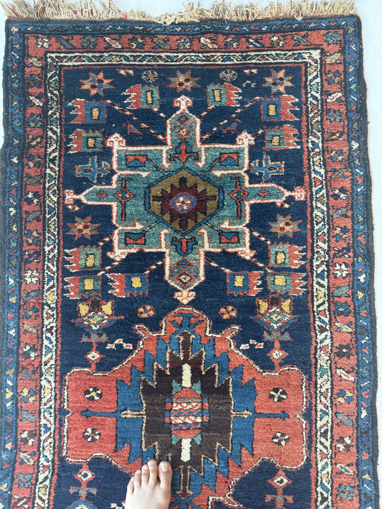 SOLD | NEXT LEVEL Antique NW Persian Runner | So Beautiful, Full Pile, Stunning Dyes | ~ 3 x 11